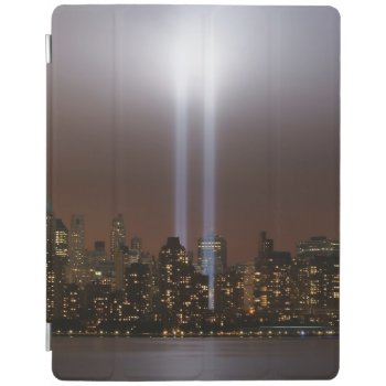 World Trade Center Tribute In Light In New York. Ipad Smart Cover by iconicnewyork at Zazzle