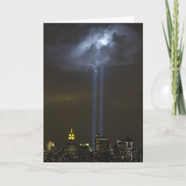 World Trade Center Tribute Light Card (Front)