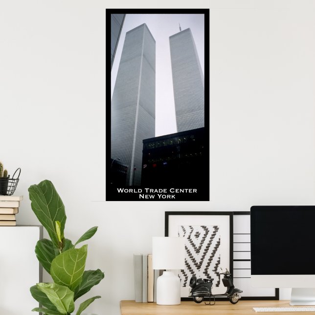 World Trade Center, Twin Towers, New York Poster | Zazzle
