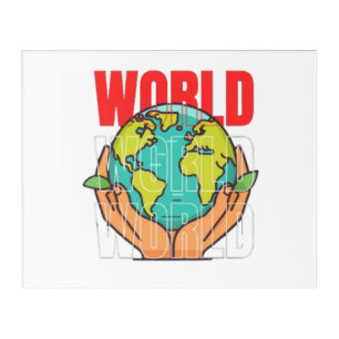 World – Travel Adventure Globe Design Acrylic Print