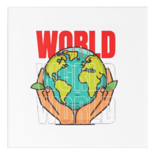 World – Travel Adventure Globe Design Acrylic Print