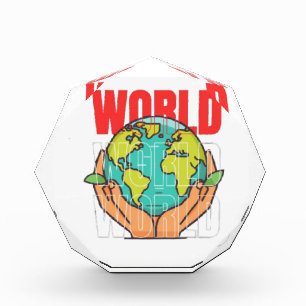 World – Travel Adventure Globe Design Photo Block