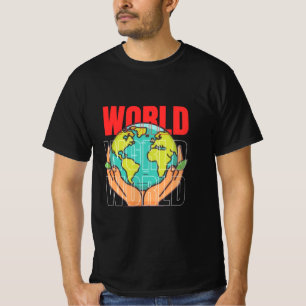 World – Travel Adventure Globe Design T-Shirt