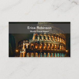 World Travel Agent Specialist Business Card