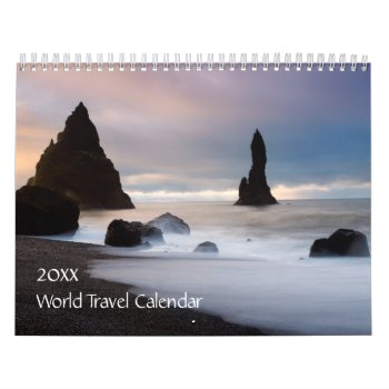 World Travel Calendar by CarsonPhotography at Zazzle