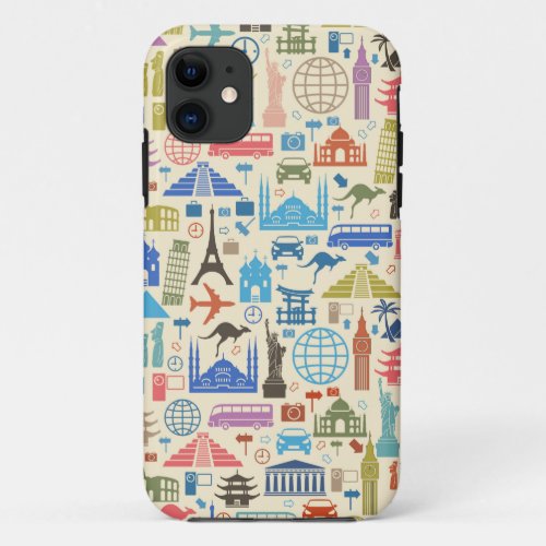 world travel iPhone 11 case