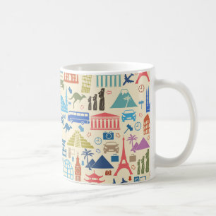 world travel coffee mug