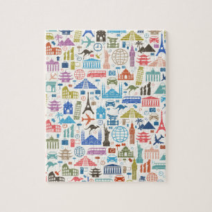 world travel jigsaw puzzle