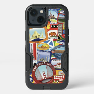 World Travel Pattern iPhone 13 Case