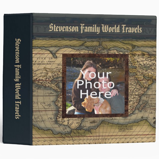 World Travel Photo Binder (Front/Spine)