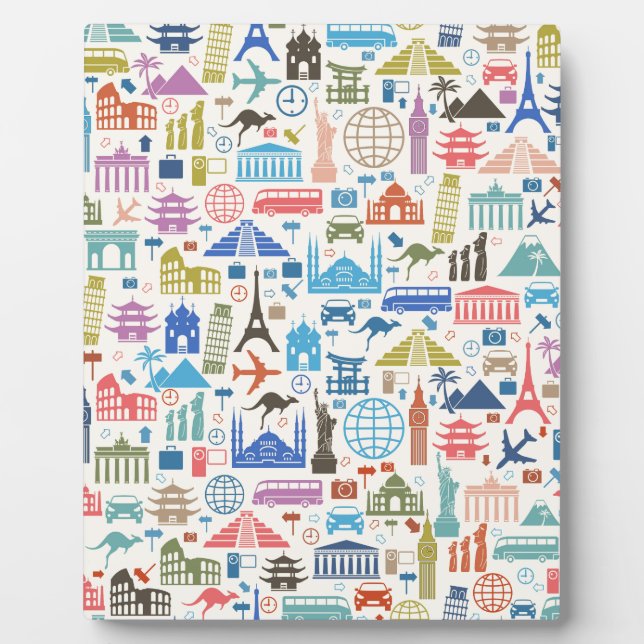 world travel plaque (Front)