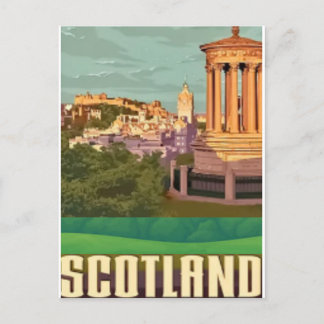 World Travel Postcard SCOTLAND