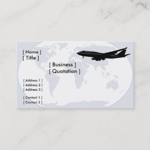 World Travel/Transportation Business Card