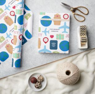World Travel Wrapping Paper
