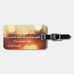 World Traveler 2.0 Luggage Tag