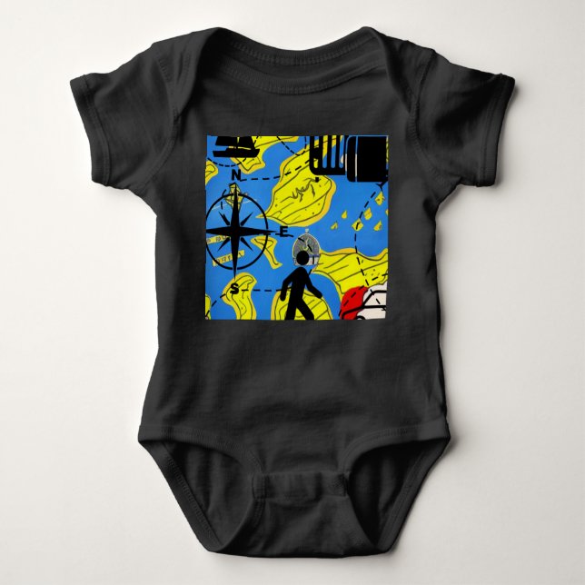 World Traveler Baby Bodysuit (Front)