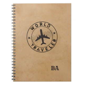 World Traveler (customizable) Notebook