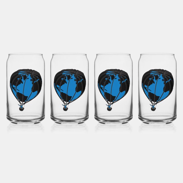 World Traveler Drink ware Set Can Glass (Front)