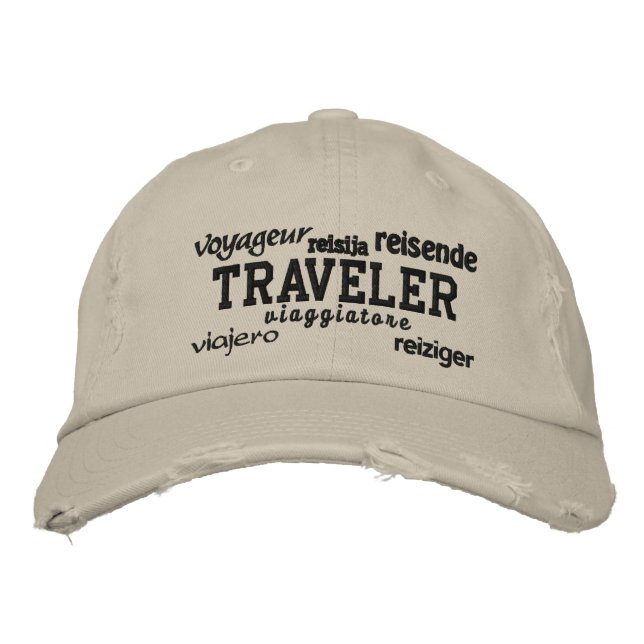 World Traveler - Embroidered Hat (Front)