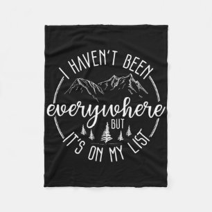 World Traveler Fleece Blanket