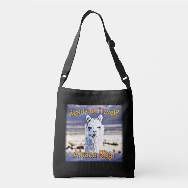 World Traveler - Funny Alpaca Bag (Back)