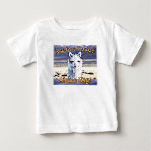 World Traveler - Funny Alpaca Bag Baby T-Shirt