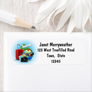 World Traveler Label