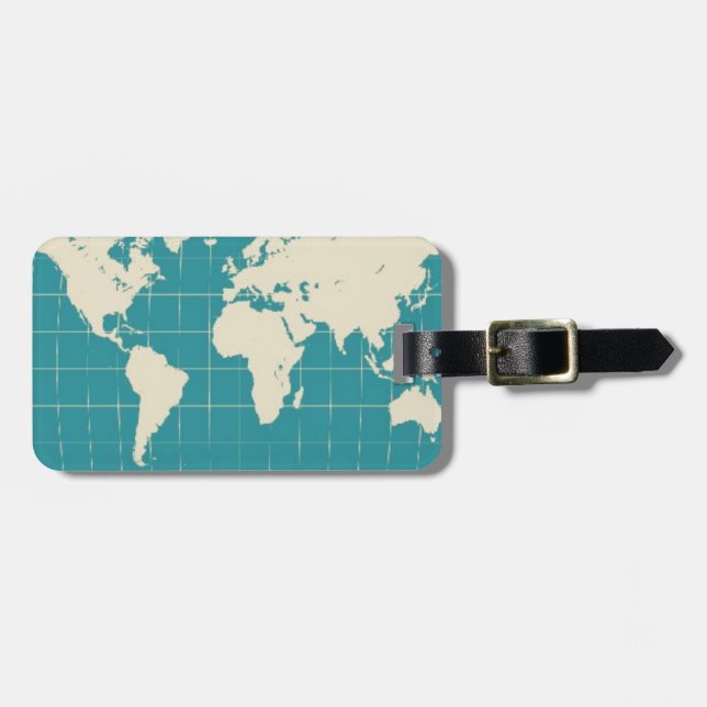 World Traveler Luggage Tag (Front Horizontal)