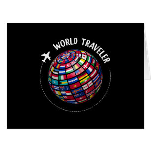 World Traveler Map, World Flags Traveler, Countrie Cards