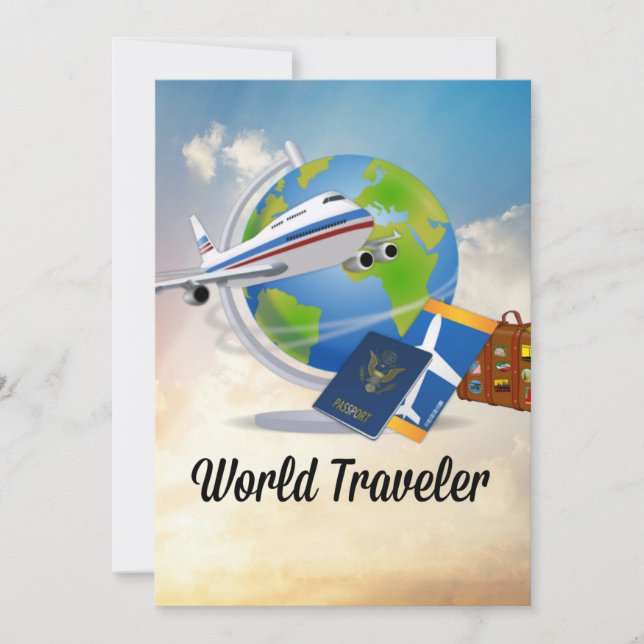 World Traveler, Packed and Ready to Go Card (Front)