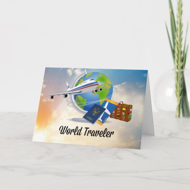 World Traveler, packed and ready to go Card (Front)