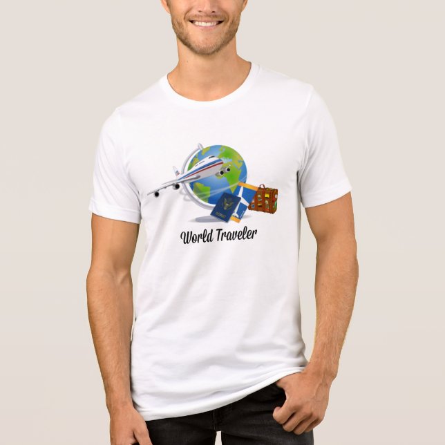 World Traveler, Packed and Ready to Go Tri-Blend Shirt (Front)