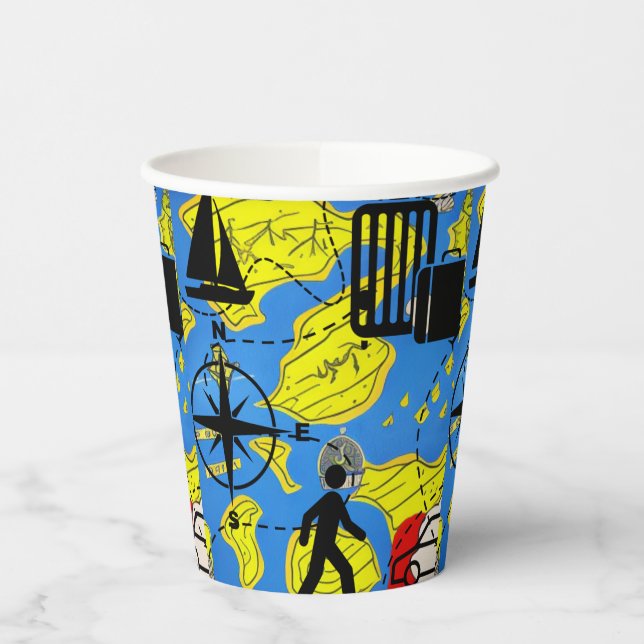 World Traveler Paper Cups (Left)