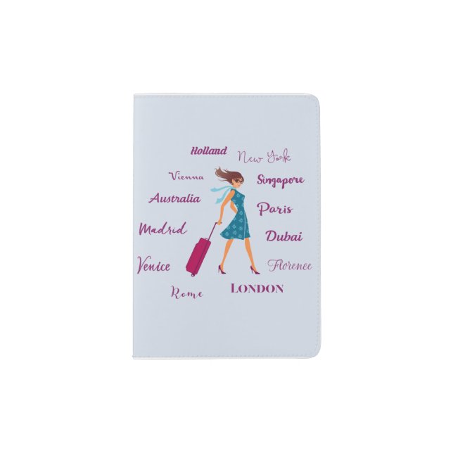 World Traveler Passport Holder (Front)