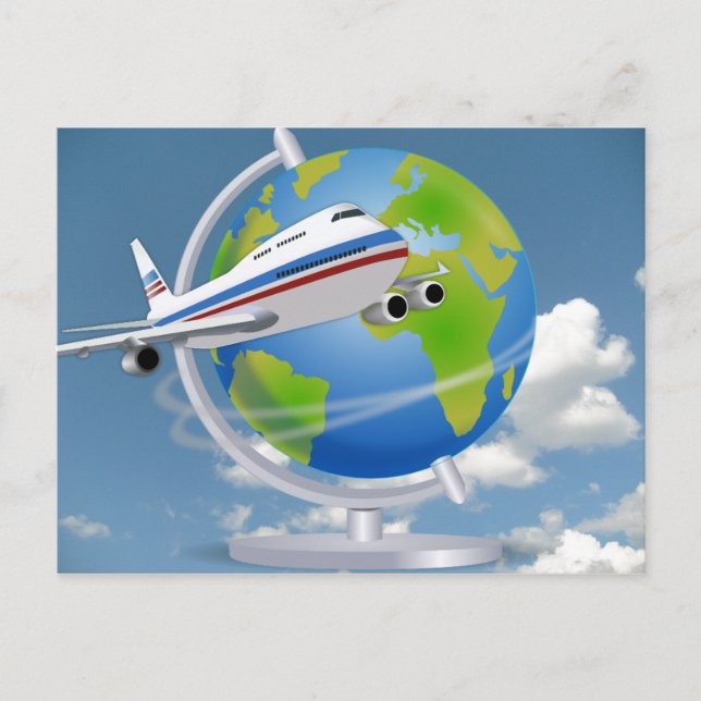 World Traveler Postcard (Front)