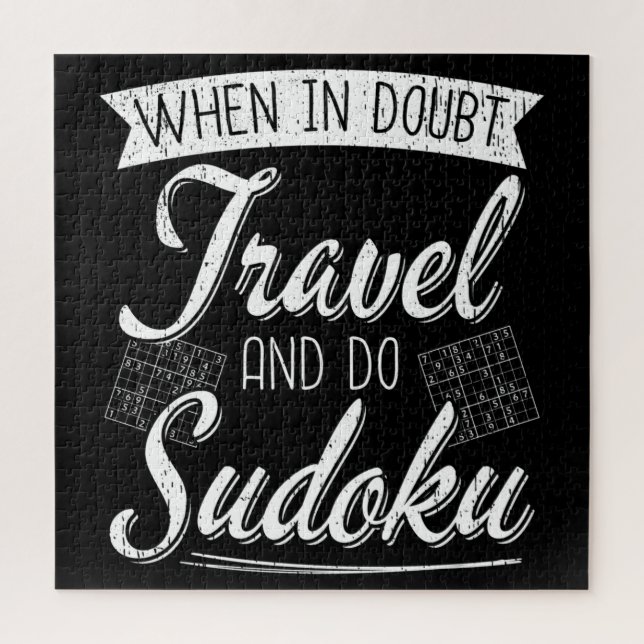 World Traveler Sudoku Puzzle Lover  (Vertical)