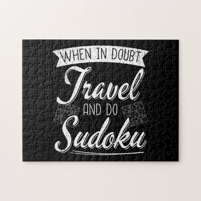 World Traveler Sudoku Puzzle Lover  (Horizontal)