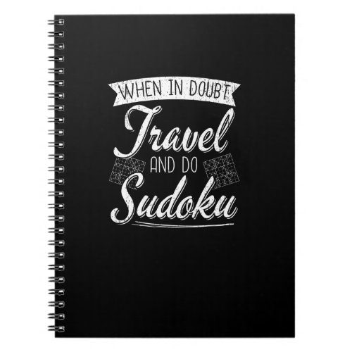 World Traveler Sudoku Puzzle Lover  Notebook