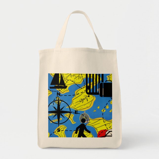 World Traveler Tote Bag (Front)