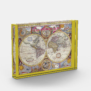 World Traveler Vintage Map Thunder_Cove Award
