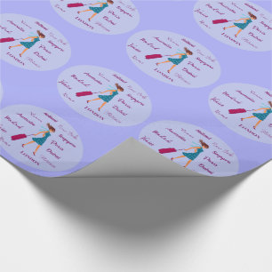 World Traveler Wrapping Paper