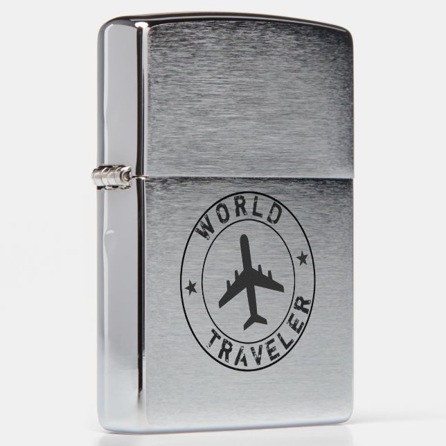 World Traveler Zippo Lighter (Right)