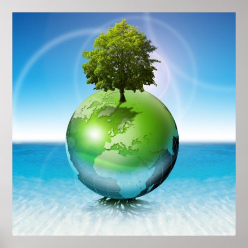 World tree _  ecology concept poster
