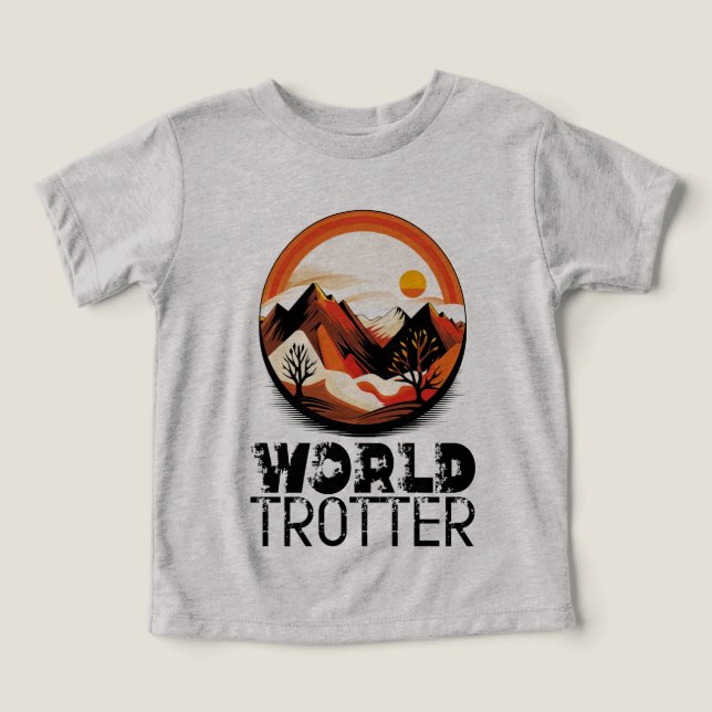 World Trotter - Horizon Adventure Toddler T-shirt (Design Front)