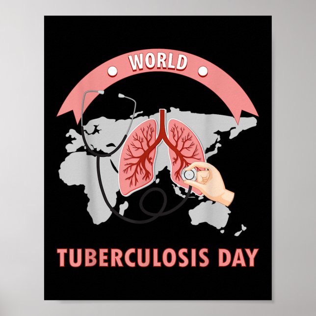 World Tuberculosis Day Funny Health Awareness Day  Poster (Front)