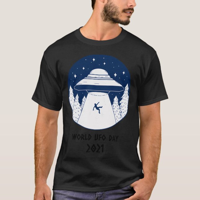 World Ufo Day 2021 T-Shirt (Front)
