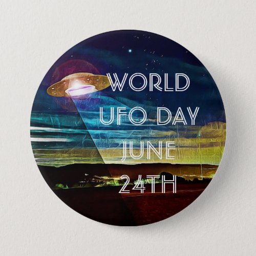 World UFO Day Button