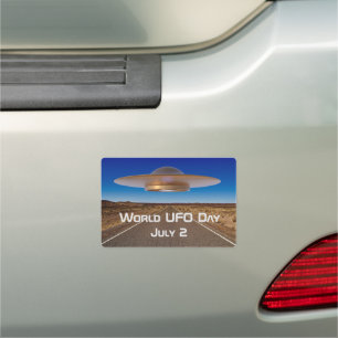 World UFO Day Car Magnet