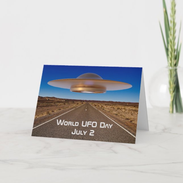 World UFO Day Card (Front)