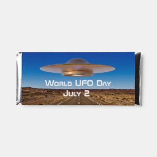 World UFO Day Hershey Bar Favors